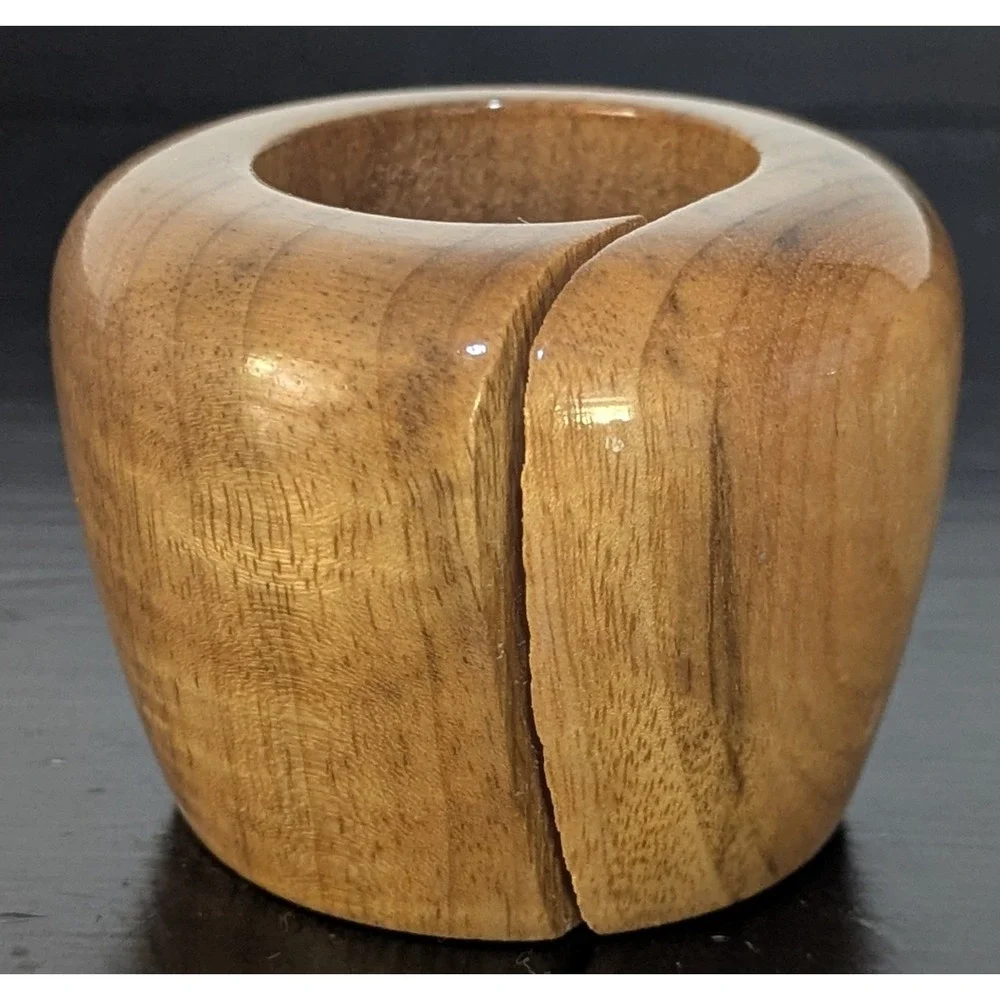 The Wooden Nickel Myrtlewood Votive Candle Holder Port Oreford Oregon